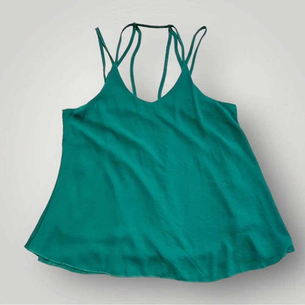 Lot/2 Camisoles Tops Blue & Green - Picture 7 of 15